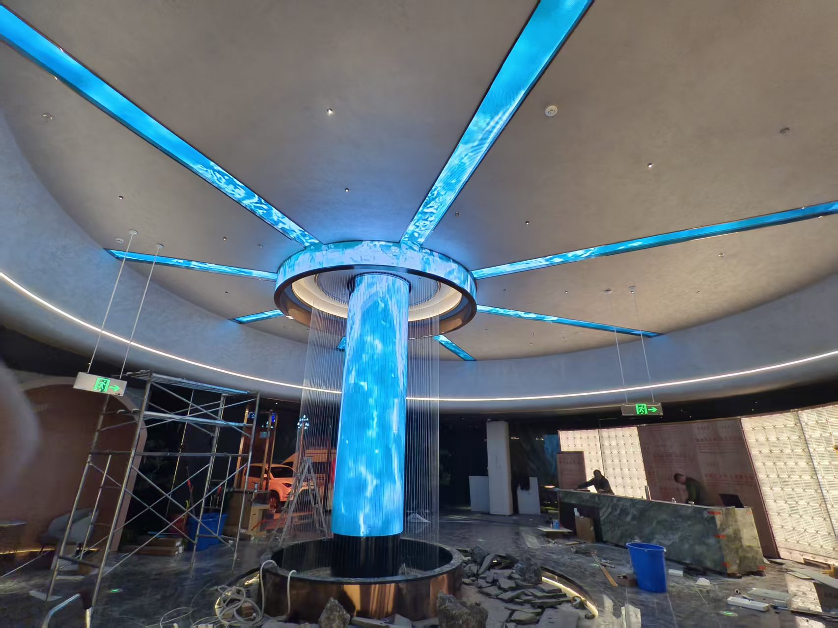 宜宾大厅立柱异形屏